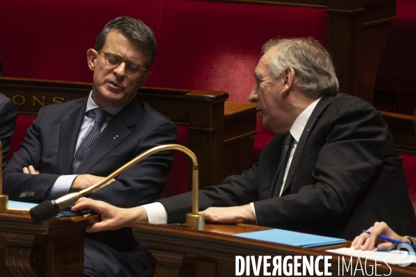 Motion de censure à l Assemblée nationale.