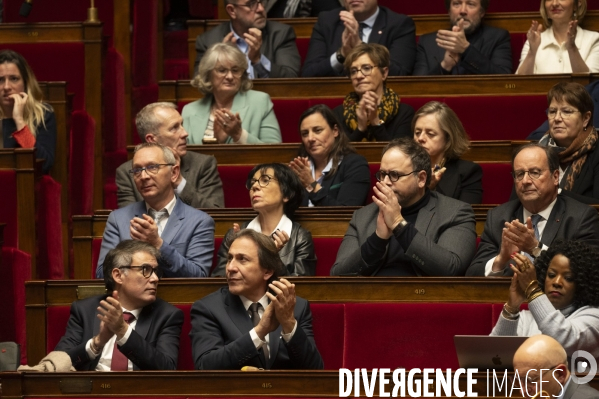 Motion de censure à l Assemblée nationale.