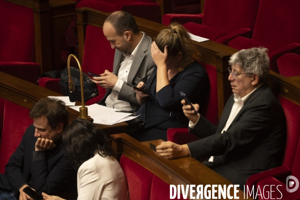 Motion de censure à l Assemblée nationale.