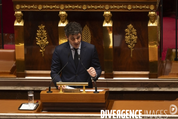 Motion de censure à l Assemblée nationale.