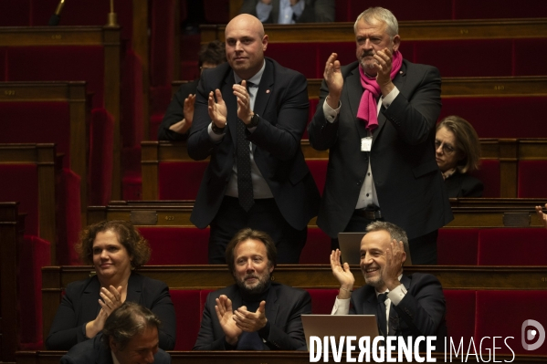Motion de censure à l Assemblée nationale.