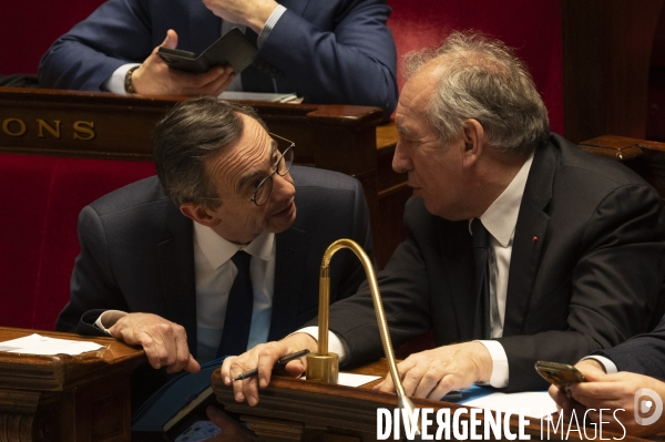 Motion de censure à l Assemblée nationale.