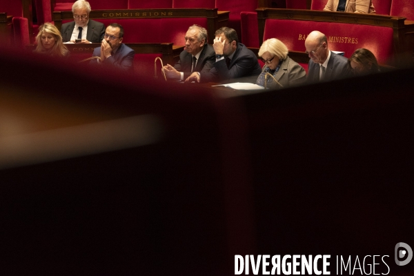 Motion de censure à l Assemblée nationale.