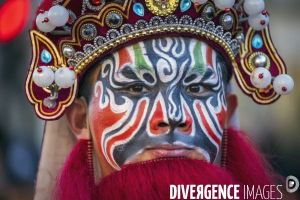 NOUVEL AN CHINOIS sur les Champs-Elysees a Paris