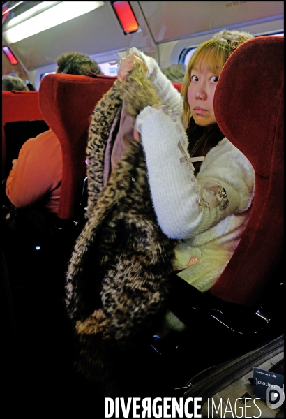 La jeune femme de l Eurostar