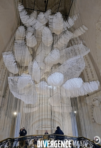 A l exposition Chiharu Shiota au Grand Palais