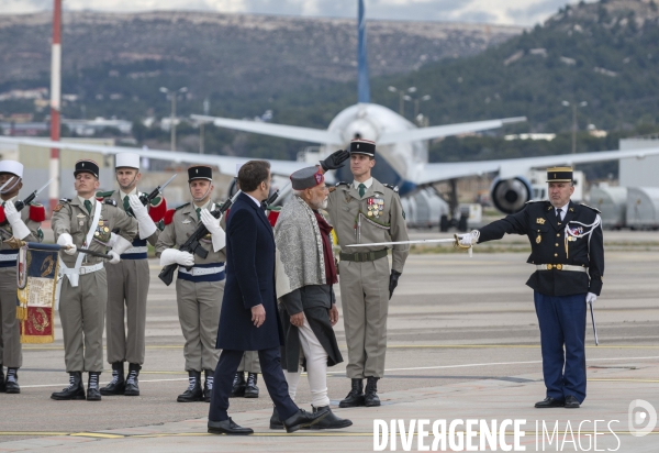 Emmanuel Macron et Narendra Modi en visite à Marseille