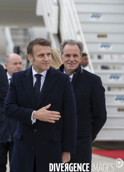 Emmanuel Macron et Narendra Modi en visite à Marseille