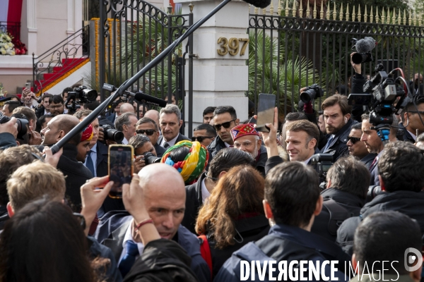 Emmanuel Macron et Narendra Modi en visite à Marseille