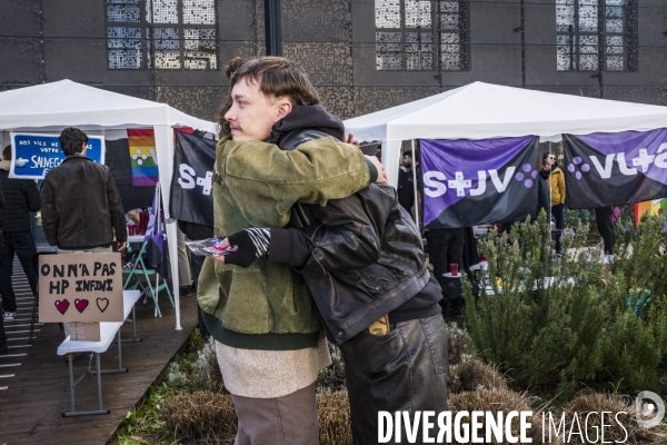 Travailleurs du jeu video en greve - Montpellier, 13.02.2025