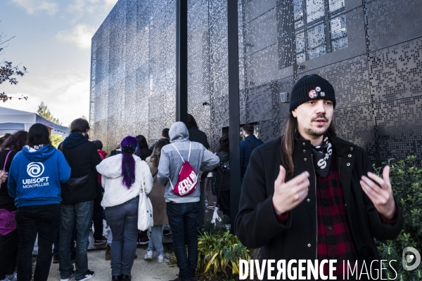 Travailleurs du jeu video en greve - Montpellier, 13.02.2025