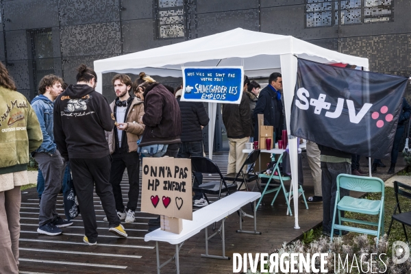 Travailleurs du jeu video en greve - Montpellier, 13.02.2025
