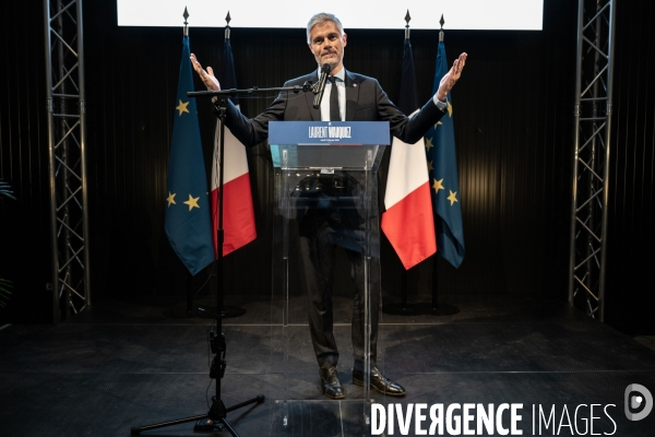 Laurent Wauquiez, candidat à la présidence de LR.
