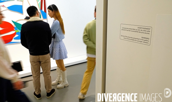 A l  exposition Tom Wesselmann  Pop Forever à la fondation Louis Vuitton
