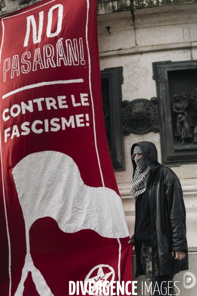 Manifestation Antifasciste à Paris