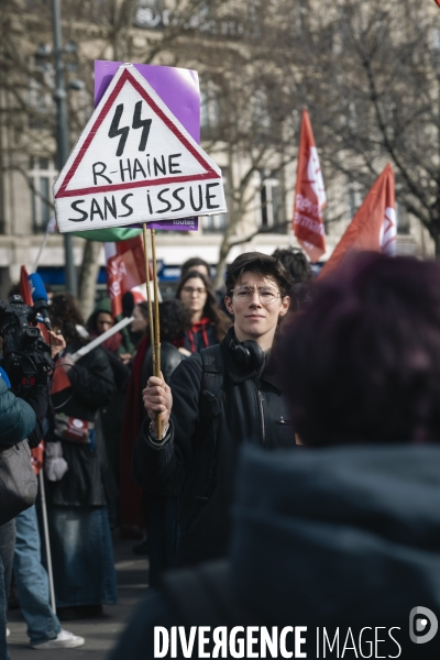 Manifestation Antifasciste à Paris