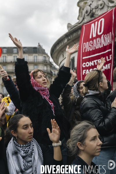 Manifestation Antifasciste à Paris