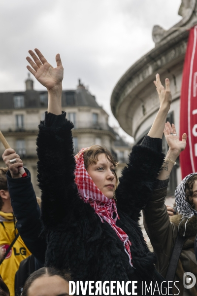 Manifestation Antifasciste à Paris