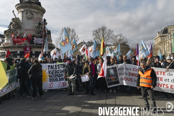Manifestation Antifasciste à Paris