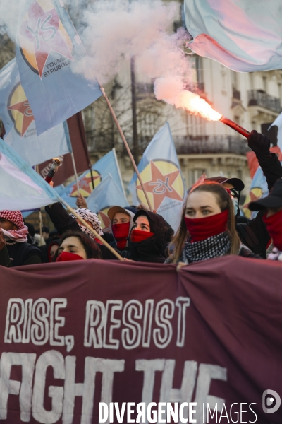 Manifestation Antifasciste à Paris