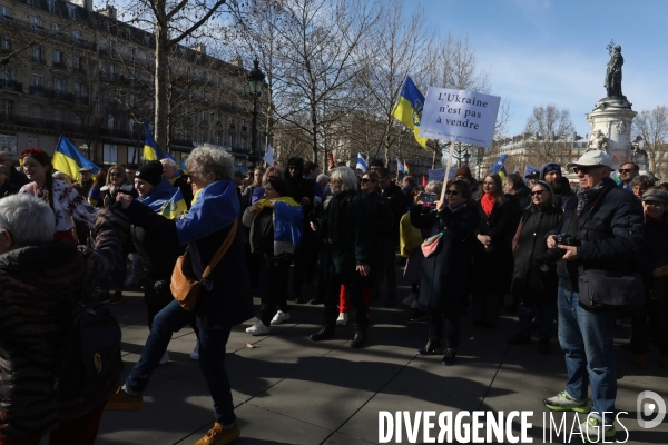 Manifestation de soutien  l Ukraine avant liquidation