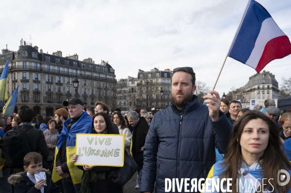 Rassemblement de soutien à l Ukraine