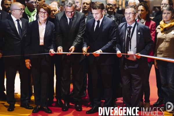 Emmanuel Macron au salon de l’agriculture.