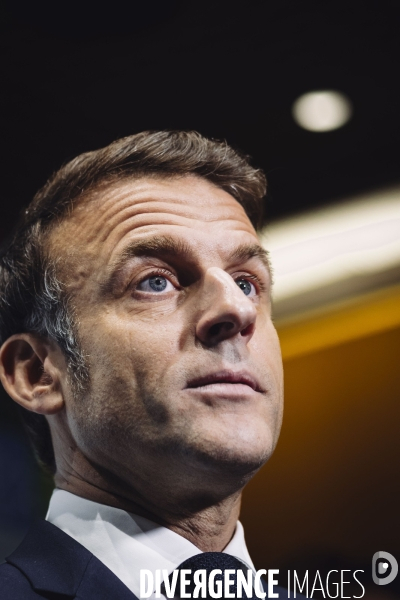Emmanuel Macron au salon de l’agriculture.