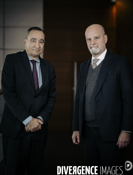 François Clavairoly et Jean-Michel Blanquer.