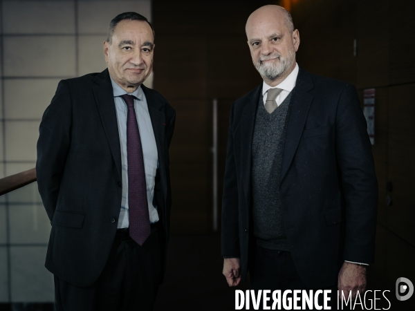 François Clavairoly et Jean-Michel Blanquer.