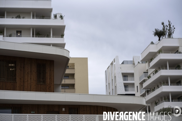 Illustrations quartier contemporain de Montpellier