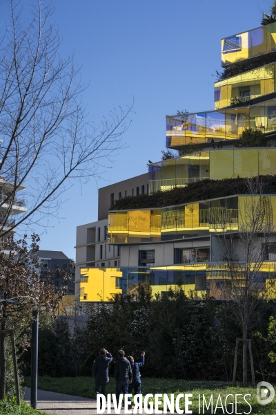 Illustrations quartier contemporain de Montpellier