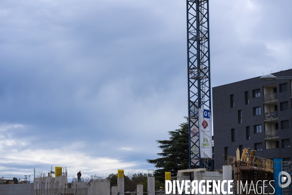 Illustrations quartier contemporain de Montpellier