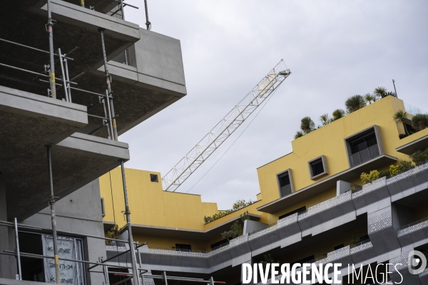 Illustrations quartier contemporain de Montpellier