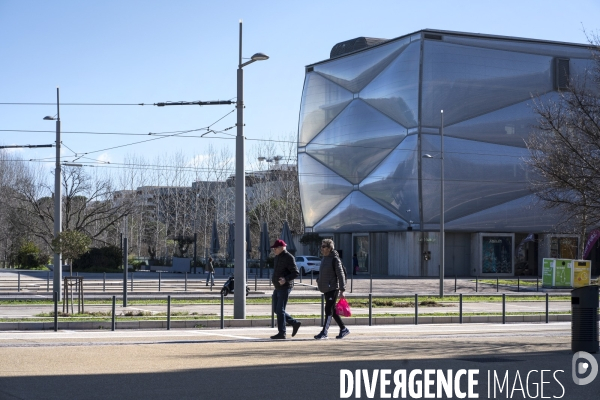 Illustrations quartier contemporain de Montpellier