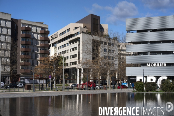 Illustrations quartier contemporain de Montpellier
