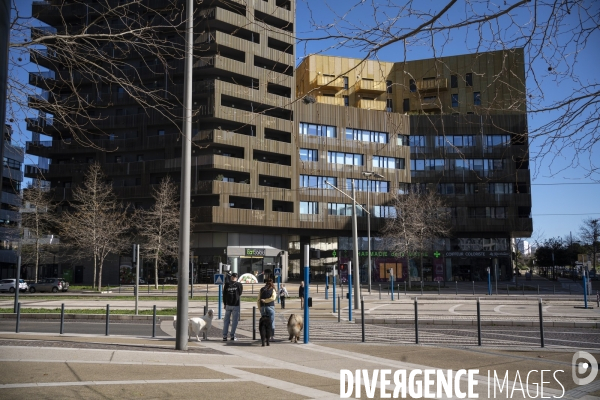 Illustrations quartier contemporain de Montpellier