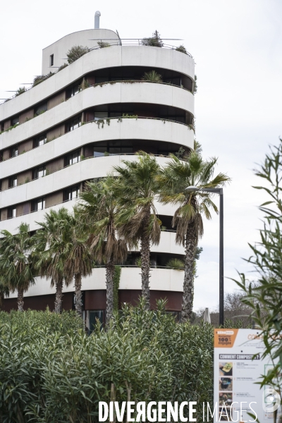 Illustrations quartier contemporain de Montpellier