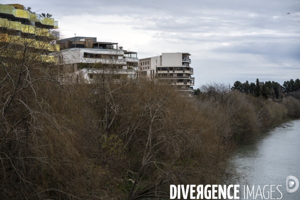 Illustrations quartier contemporain de Montpellier