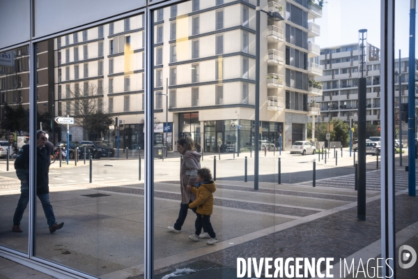 Illustrations quartier contemporain de Montpellier