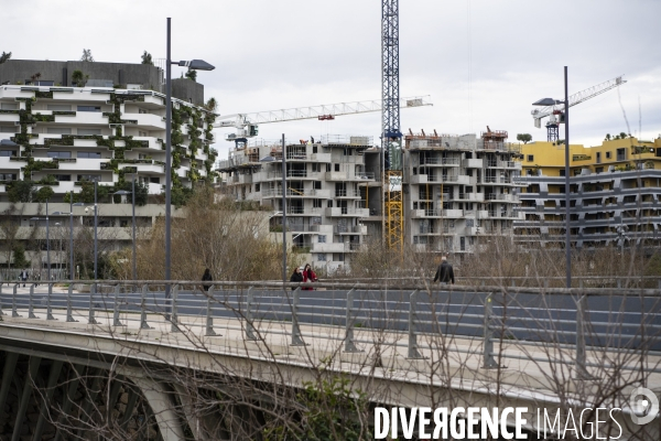 Illustrations quartier contemporain de Montpellier