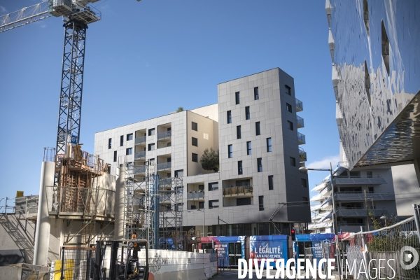 Illustrations quartier contemporain de Montpellier