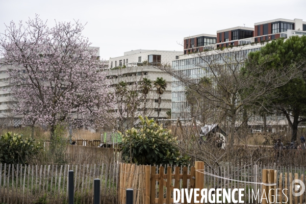 Illustrations quartier contemporain de Montpellier
