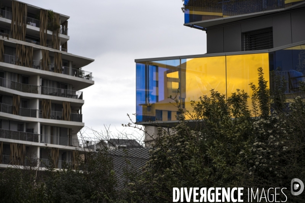 Illustrations quartier contemporain de Montpellier
