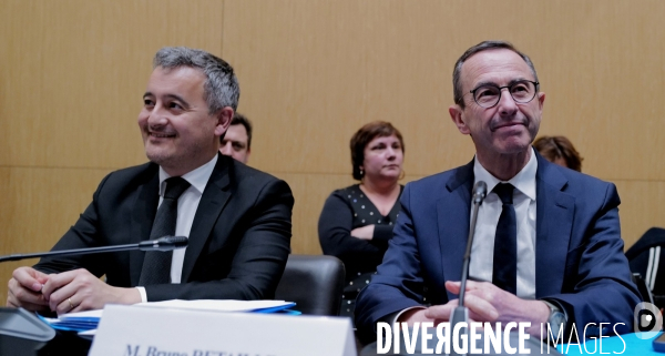 Audition de Bruno Retailleau et de Gerald Darmanin