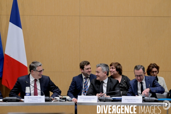 Audition de Bruno Retailleau et de Gerald Darmanin