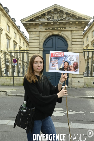 Manifestation Stand up for Science France, Paris.