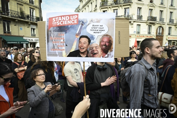 Manifestation Stand up for Science France, Paris.