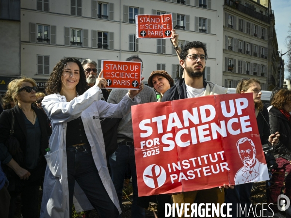 Manifestation Stand up for Science France, Paris.