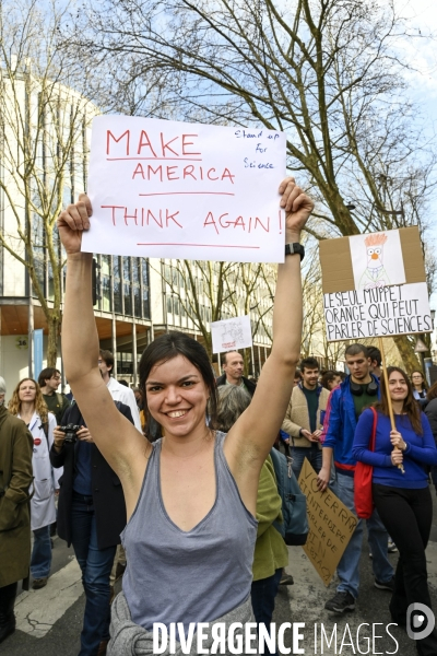 Manifestation Stand up for Science France, Paris.